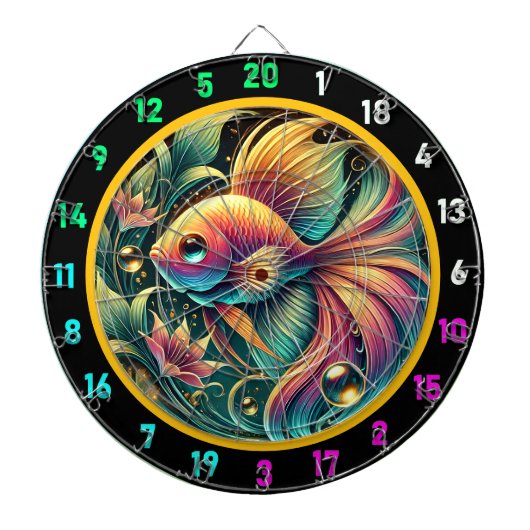 Betta Beauty Game Room Dartboard Dartscheibe (vorne)