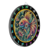 Betta Beauty Game Room Dartboard Dartscheibe (Vorderseite Links)
