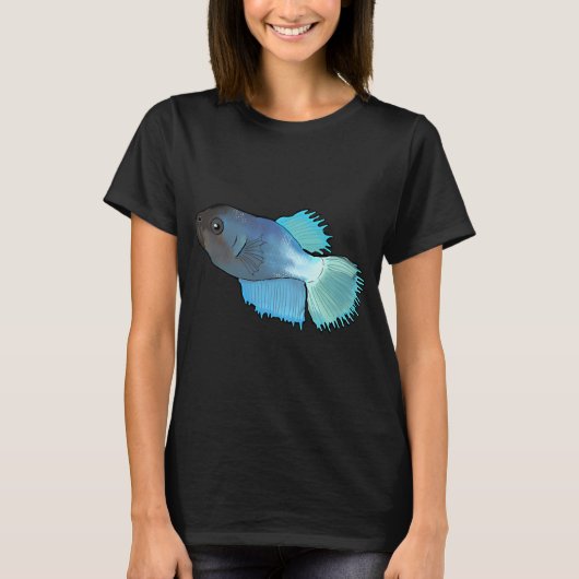 Betta Blau T-Shirt (Vorderseite)