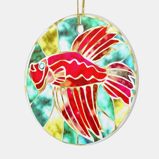 Betta Bliss Keramikornament (Links)