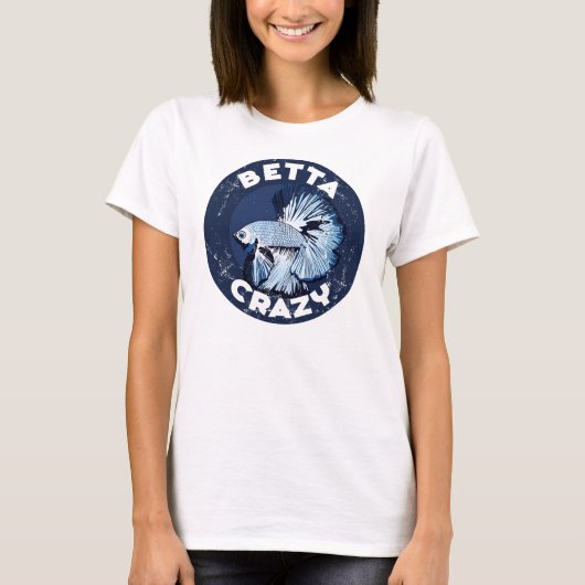 Betta Crazy - T - Shirt von Frauen (Vorderseite)