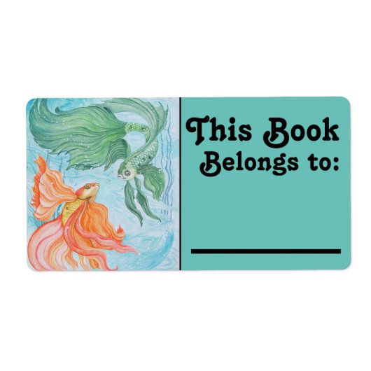 Betta Dance Book Plate Label (Vorne)