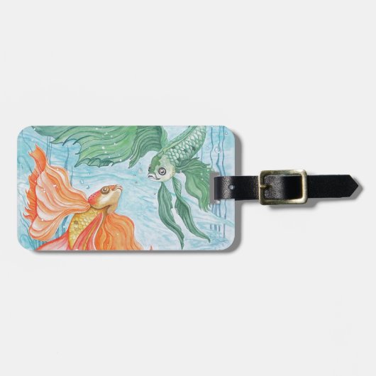 Betta Dance Gepäckanhänger (Vorderseite horizontal)