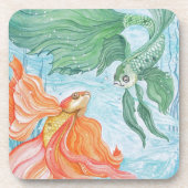 Betta Dance Getränkeuntersetzer (Vorderseite)