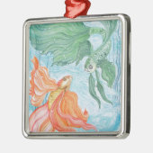 Betta Dance Ornament Aus Metall (Links)