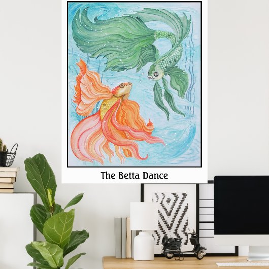 Betta Dance Poster (Heimbüro)
