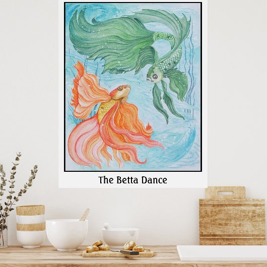 Betta Dance Poster (Küche)
