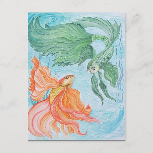 Betta Dance Postkarte (Vorderseite)