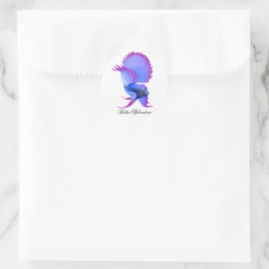 Betta Fighting Fish Sticker (Tasche)