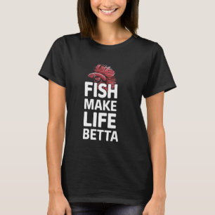 Betta Fisch Angelo Delea Frische Pasta machen T-Shirt