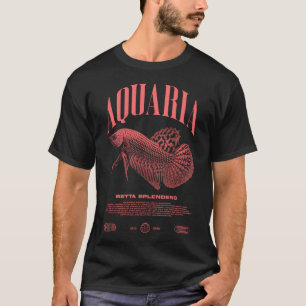 Betta-Fisch-Halter Moderne Streetwear T-Shirt