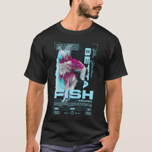 Betta-Fisch-Halter Moderne Streetwear T-Shirt