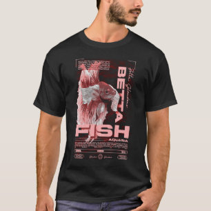 Betta-Fisch-Halter Moderne Streetwear T-Shirt