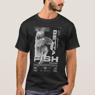 Betta-Fisch-Halter Moderne Streetwear T-Shirt