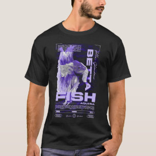 Betta-Fisch-Halter Moderne Streetwear T-Shirt