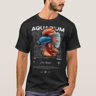 Betta-Fisch-Halter Moderne Streetwear T-Shirt