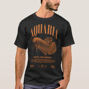 Betta-Fisch-Halter Moderne Streetwear T-Shirt