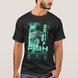 Betta-Fisch-Halter Moderne Streetwear T-Shirt