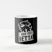 Betta Fisch ich fühle einfach Betta Lover kämpfen  Kaffeetasse (Mittel)