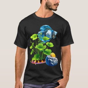 Betta-Fisch Kuhli-Schmerle Rätsel-Schnecke Süßwass T-Shirt