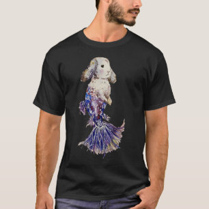 Betta-Fisch Meerjungfrau Häschen T-Shirt