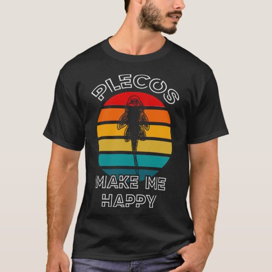 Betta Fisch Moderner Text Siamesischer Kampffisch T-Shirt (Vorderseite)