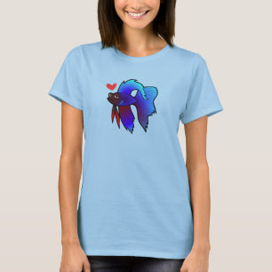 Betta Fisch / Siamische Liebe zur Bekämpfung von F T-Shirt