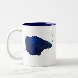 Betta Fisch-Tasse Zweifarbige Tasse