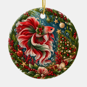 Betta-Fisch-Unterwasserbaum für Aquarienliebhaber Keramik Ornament