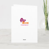 Betta Fisch-Valentinstag-Karte Feiertagskarte (Rückseite)