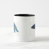 Betta Fische oder männliche blaue siamesische Tasse (Zentrum)