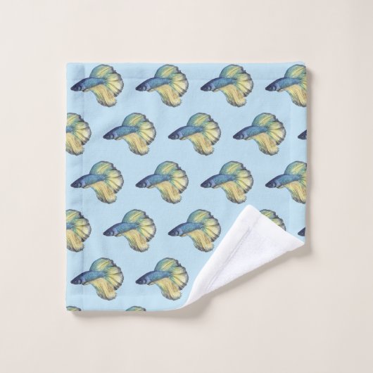 Betta Fish Badhandtuch Set (Waschlappen)