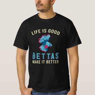 Betta Fish Bettas verbessern den Kampf gegen Fisch T-Shirt