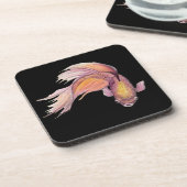 Betta Fish Beverage Coaster Getränkeuntersetzer (Linke Seite)