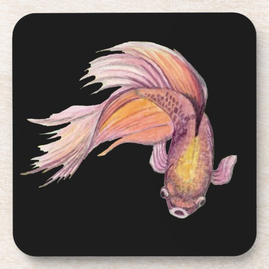 Betta Fish Beverage Coaster Getränkeuntersetzer (Vorderseite)