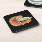 Betta Fish Beverage Coaster Getränkeuntersetzer (Linke Seite)