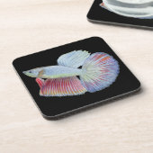 Betta Fish Beverage Coaster Getränkeuntersetzer (Linke Seite)