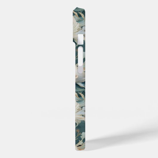 Betta Fish Blue White Case-Mate iPhone Hülle (Rückseite / Links)