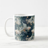 Betta Fish Blue White Kaffeetasse (Links)