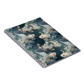 Betta Fish Blue White Notizblock (Rechte Seite)