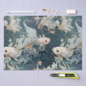 Betta Fish Blue White Seidenpapier (Handwerk)