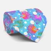 Betta Fish Bubbles Krawatte (Gerollt)