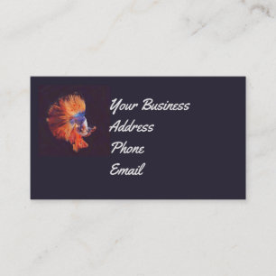 Betta Fish Business Card Visitenkarte