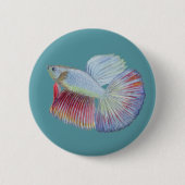 Betta Fish Button (Vorderseite)
