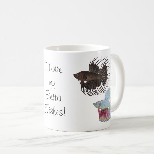 Betta Fish Coffee Tasse (VorderseiteRechts)