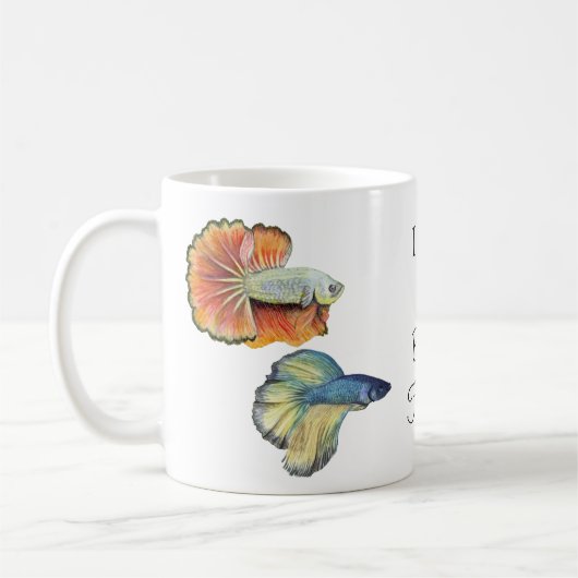 Betta Fish Coffee Tasse (Links)