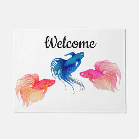 Betta Fish Fußmatte (Vorderseite)