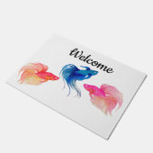 Betta Fish Fußmatte (Schrägansicht)