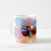Betta Fish Galaxy Kaffeetasse (Vorderseite Links)