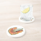 Betta Fish Getränkeuntersetzer (Seite)